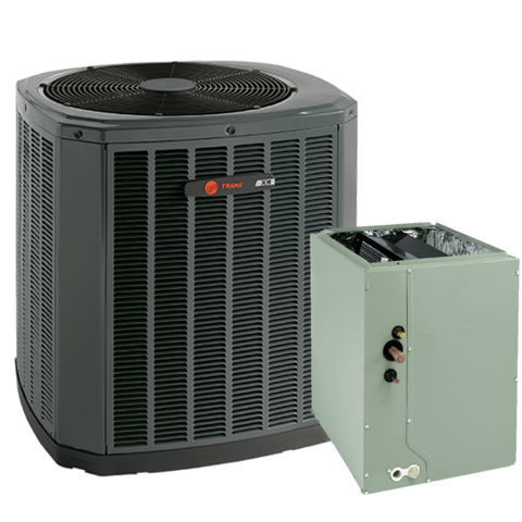 Image of Trane 5 Ton XR14 A/C & Indoor Cased Coil