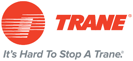 Trane logo - It's Hard to Stop a Trane(r)