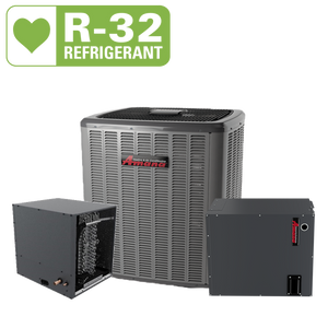 Amana 1.5 ton 14.3 SEER Single Stage Heat Pump & Multi-position, Variable speed ECM-based, Modular Blower ComfortbridgeTM Compatible