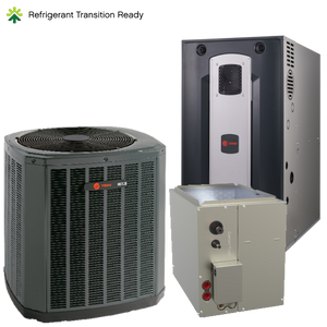Trane 3 ton 17 SEER Multi Speed A/C & 80,000 BTU 80% Two Stage Furnace Variable Speed