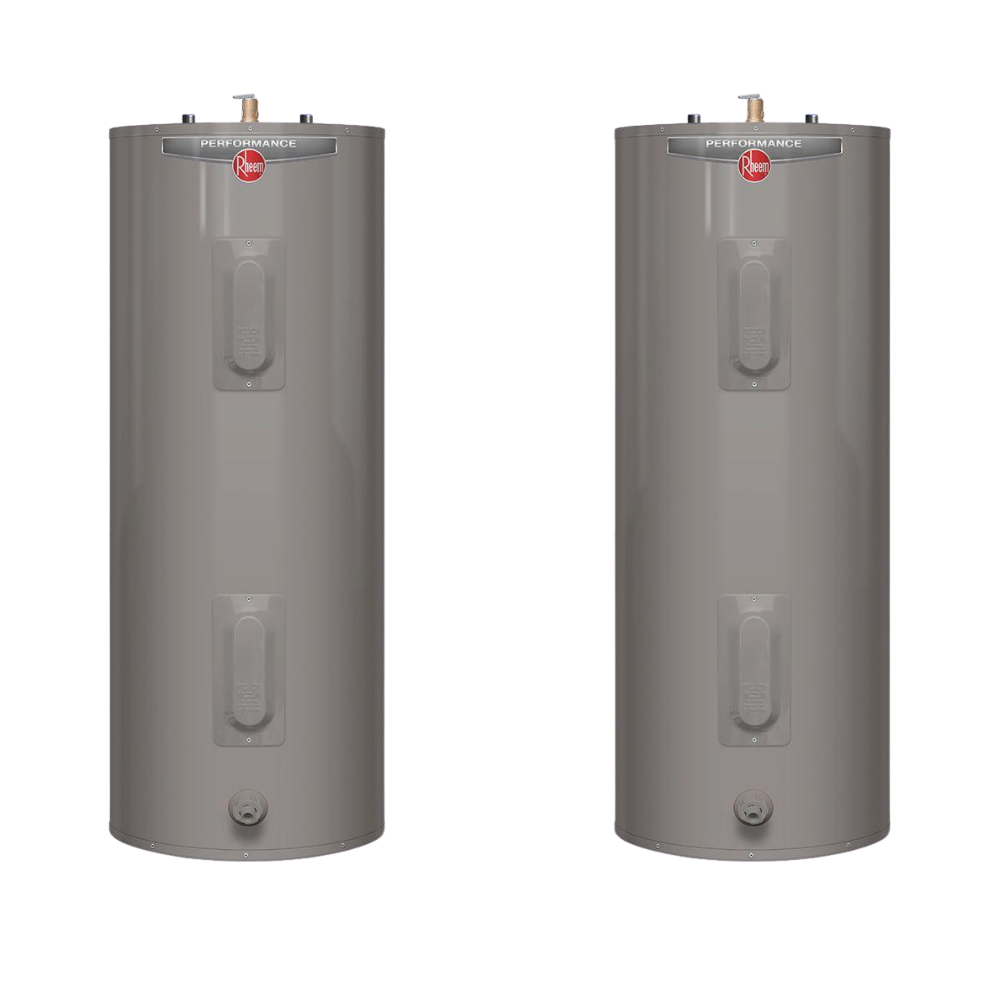 Twin Rheem 50 Gallon Electric Tall 6-Year Warranty Water Heater